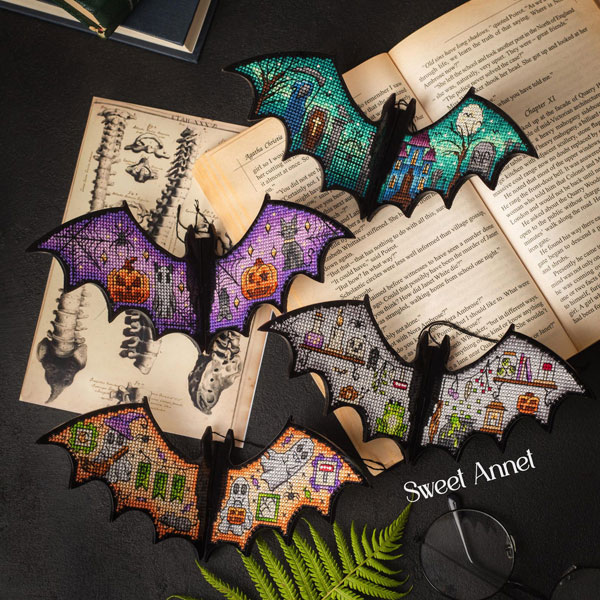 kawaii Halloween cross stitch kits