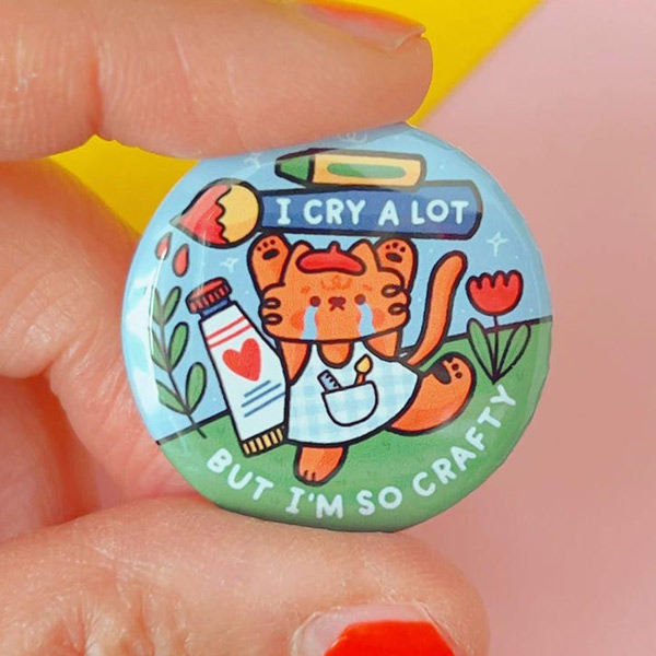 kawaii badge