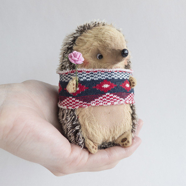 kawaii hedgehog plush animals sewing kits and patterns