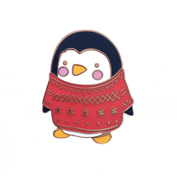 Christmas Enamel Pins penguin