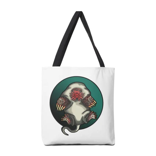 star-nosed mole tote bag