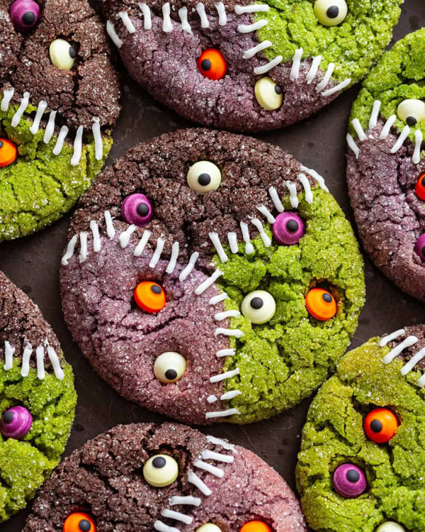 Halloween monster Cookies