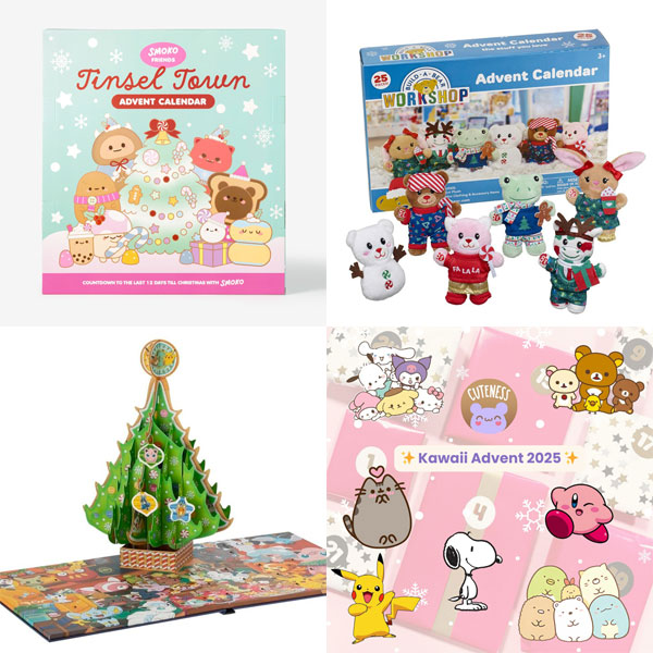 kawaii characters 2025 advent calendars