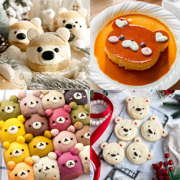 Kawaii Bear-Shaped Recipes