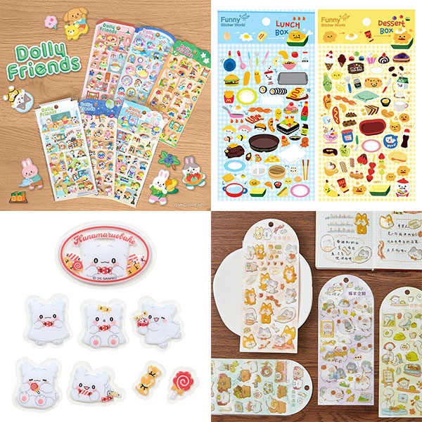 Kawaii Puffy Stickers