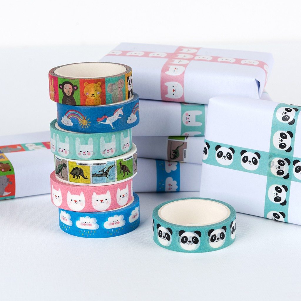 kawaii animals washi tape