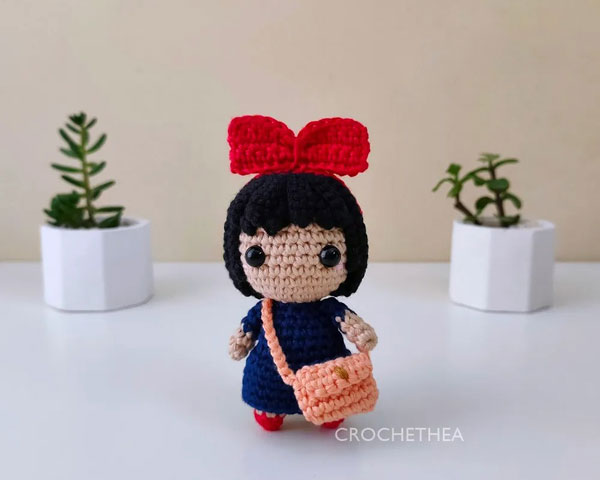 Kiki's Delivery Service crochet doll pattern