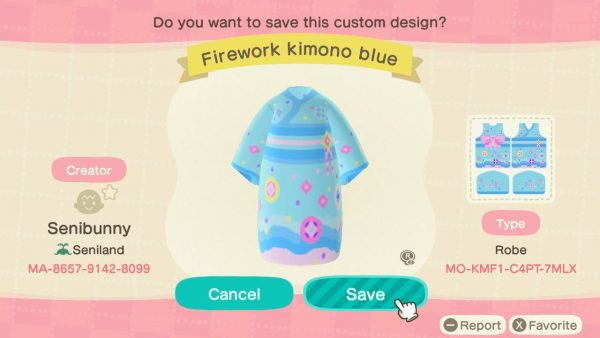 Animal Crossing Custom Designs for Fireworks Festival