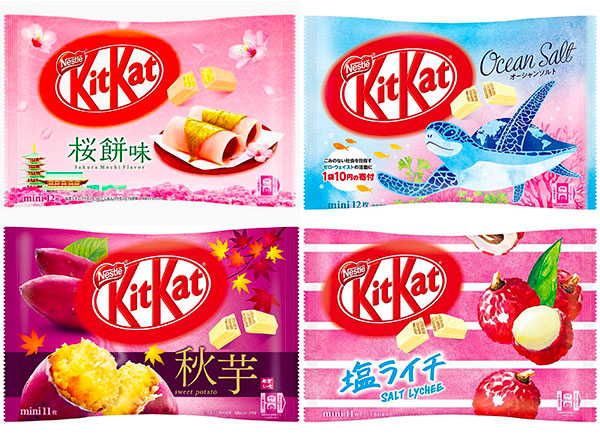 Japanese snacks - Kit Kats