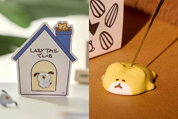 LINE FRIENDS - LAZY TAIL CLUB merch