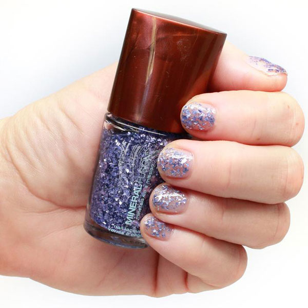 Ultra Violet glitter nail polish