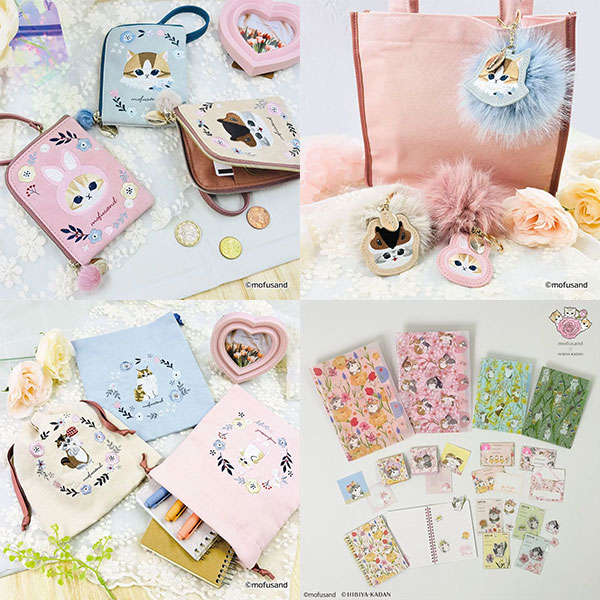 mofusand x HIBIYA-KADAN floral collection