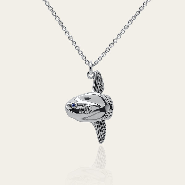 sunfish (mola mola) necklace 
