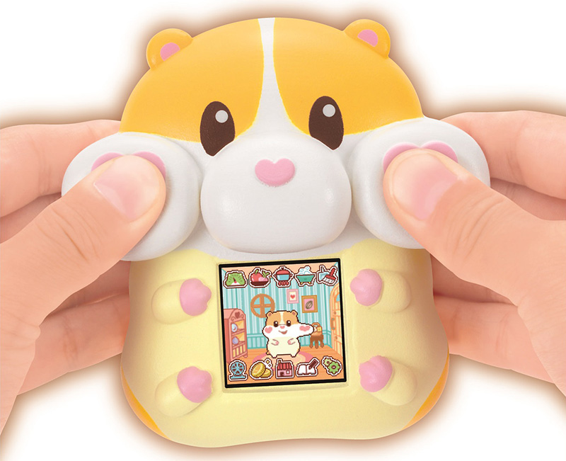 Motchimaruzu Fluffy Digital Virtula Pet Game Hamster Cotton Blue Japan 