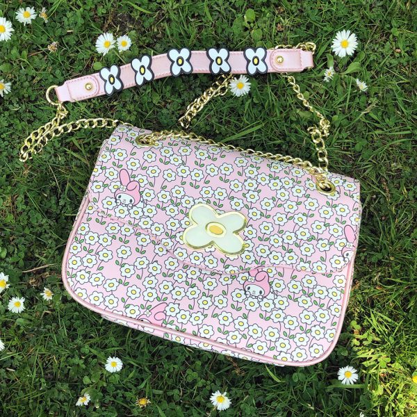 Sanrio Loungefly My Melody Flower Field Crossbody Bag