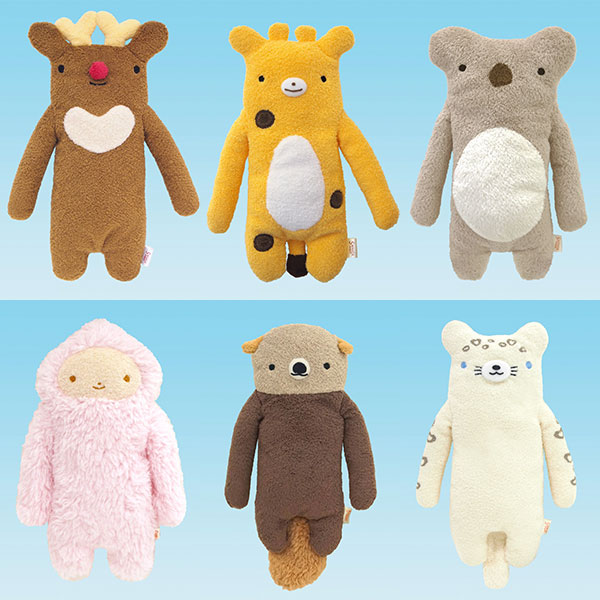 Fumofumo-san plushes by Shinada