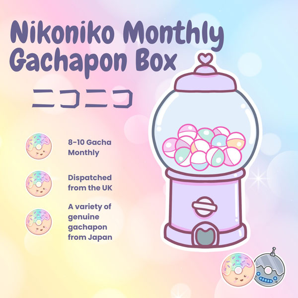 Japanese gachapon subscription box