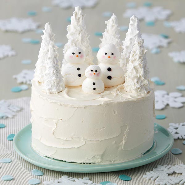 snowman cake