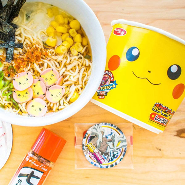Pikachu instant noodles