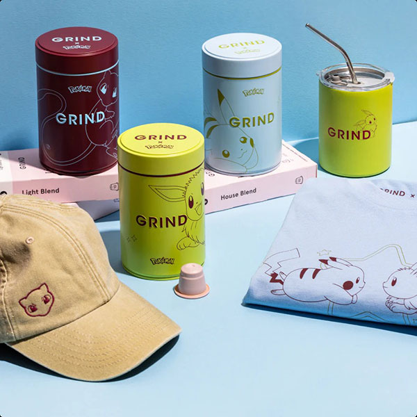 Pokemon x Grind coffee