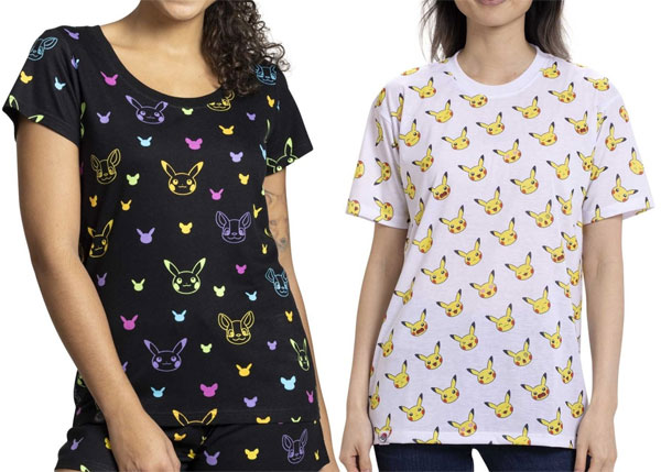 Pokemon Pikachu tshirts