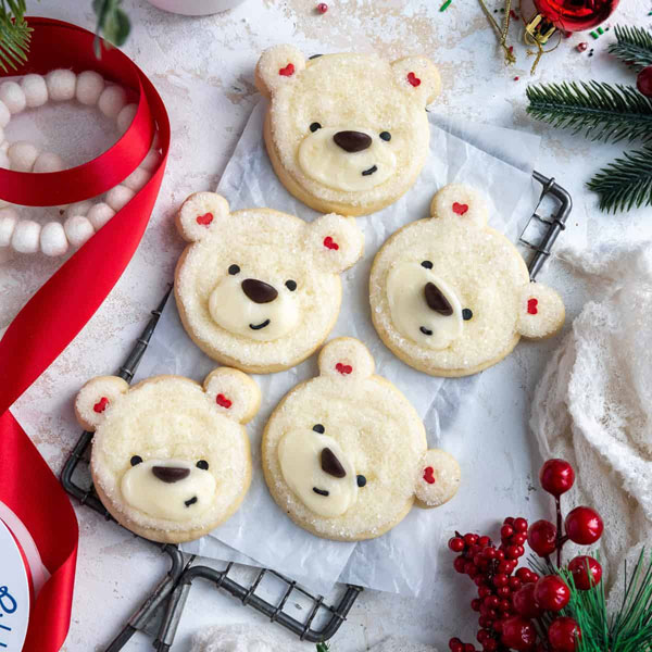 polar bear cookies