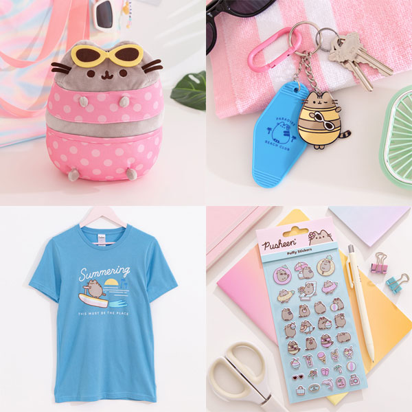Pusheen tropical vacation
