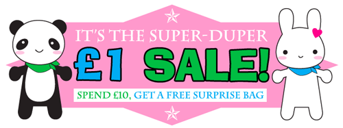 super duper £1 sale!