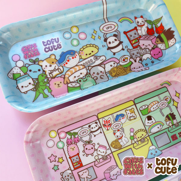 kawaii snack trays