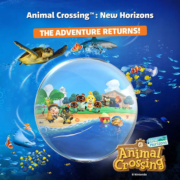 Animal Crossing at Sea Life