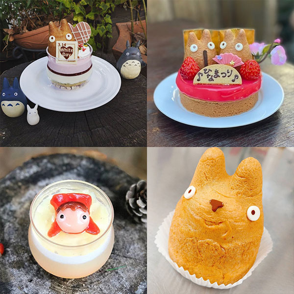 Totoro cream puffs in Japan