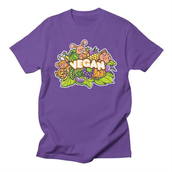 kawaii vegan t-shirts