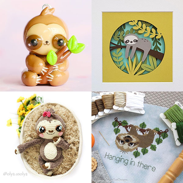 Cute Sloth Crafts