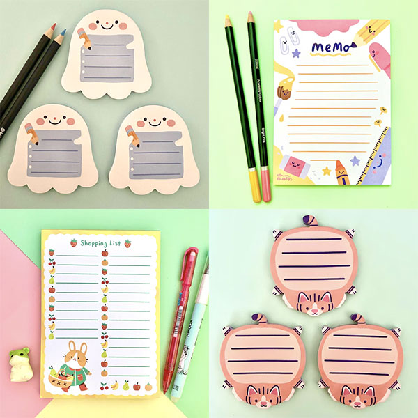 kawaii notepads