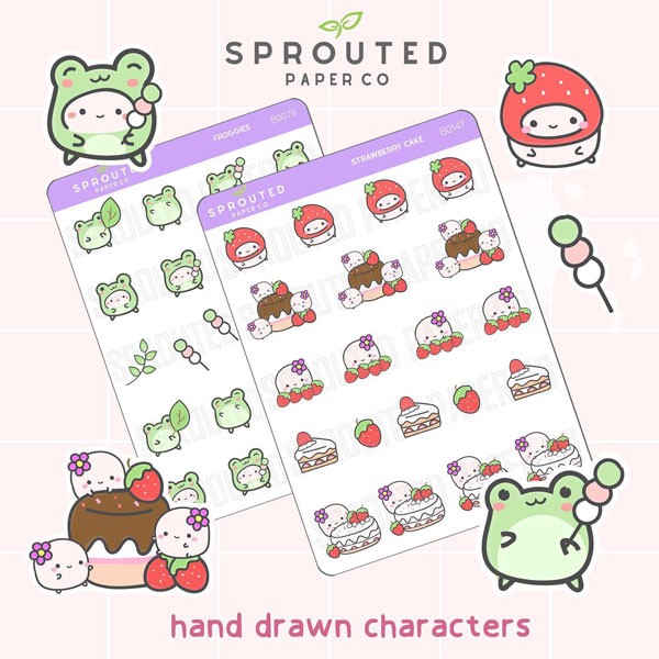 Kawaii Shops In The Ultimate Planner Sale - sproutedpaperco