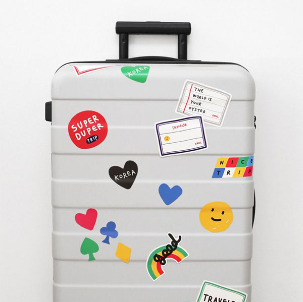 kawaii luggage stickers