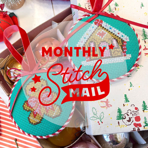 Christmas cross stitch subscription box