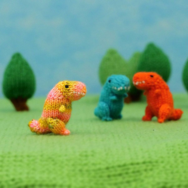 t-rex dinosaur knitting patterns
