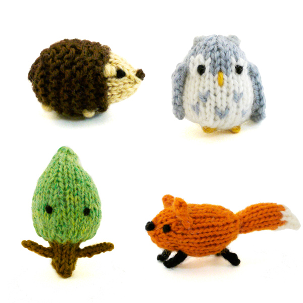 woodland animal knitting patterns