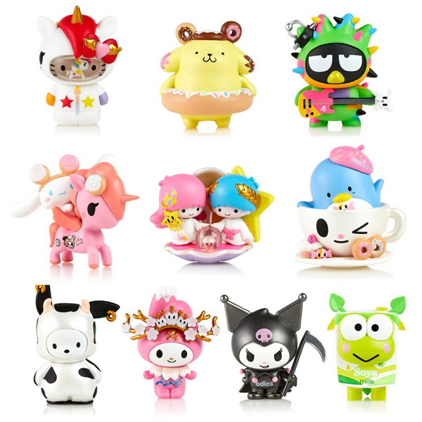 tokidoki x Hello Kitty and Friends blind box figures