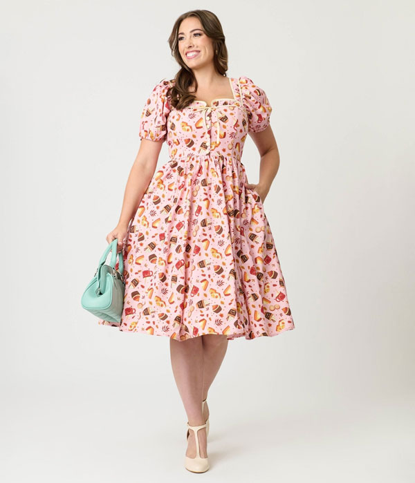 cute autumn desserts swing dress