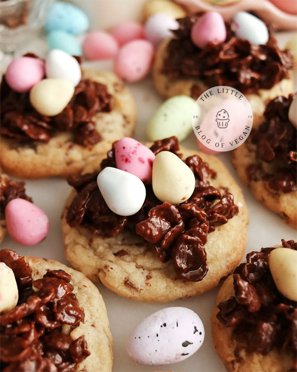vegan Easter chocolate cornflake nests recipe