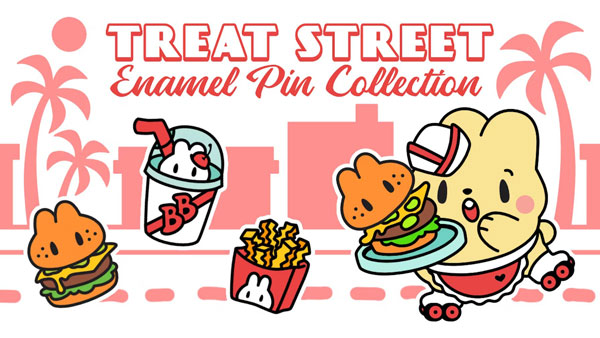 kawaii animals enamel pins