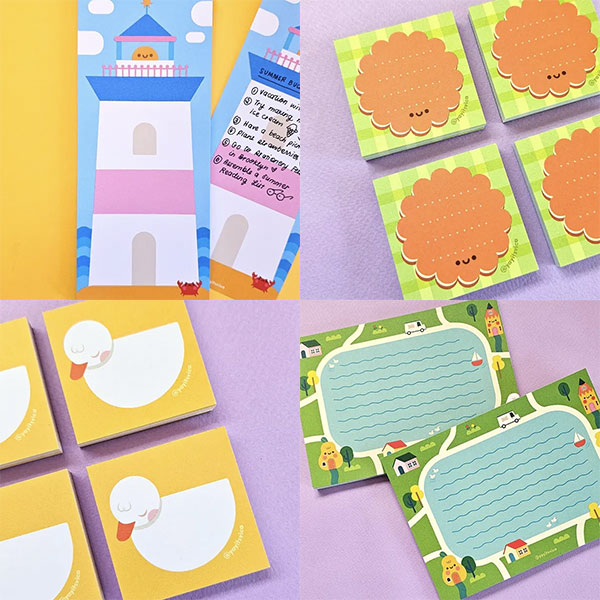 kawaii notepads