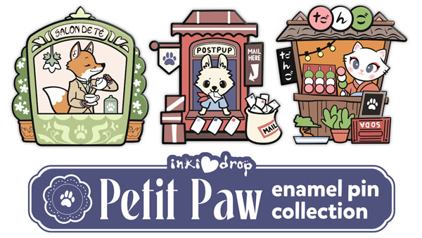 kawaii animals enamel pins