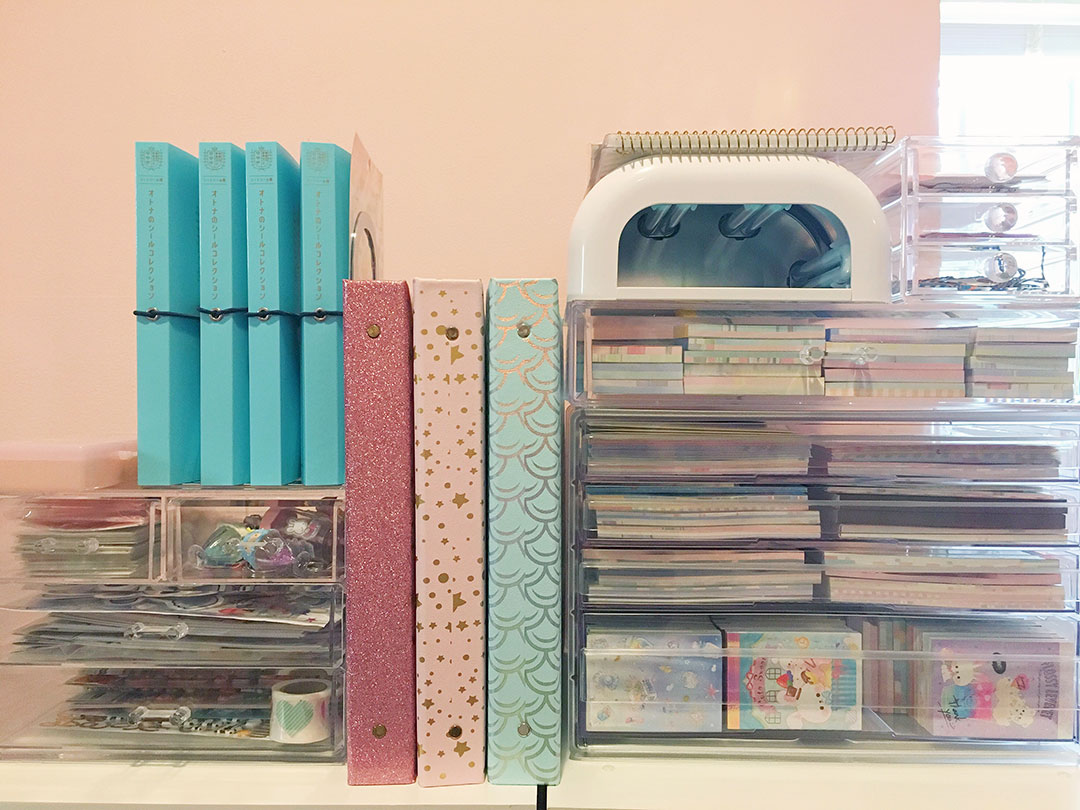 Kawaii Stationery Storage Ideas