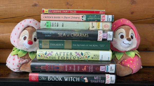 books and plush