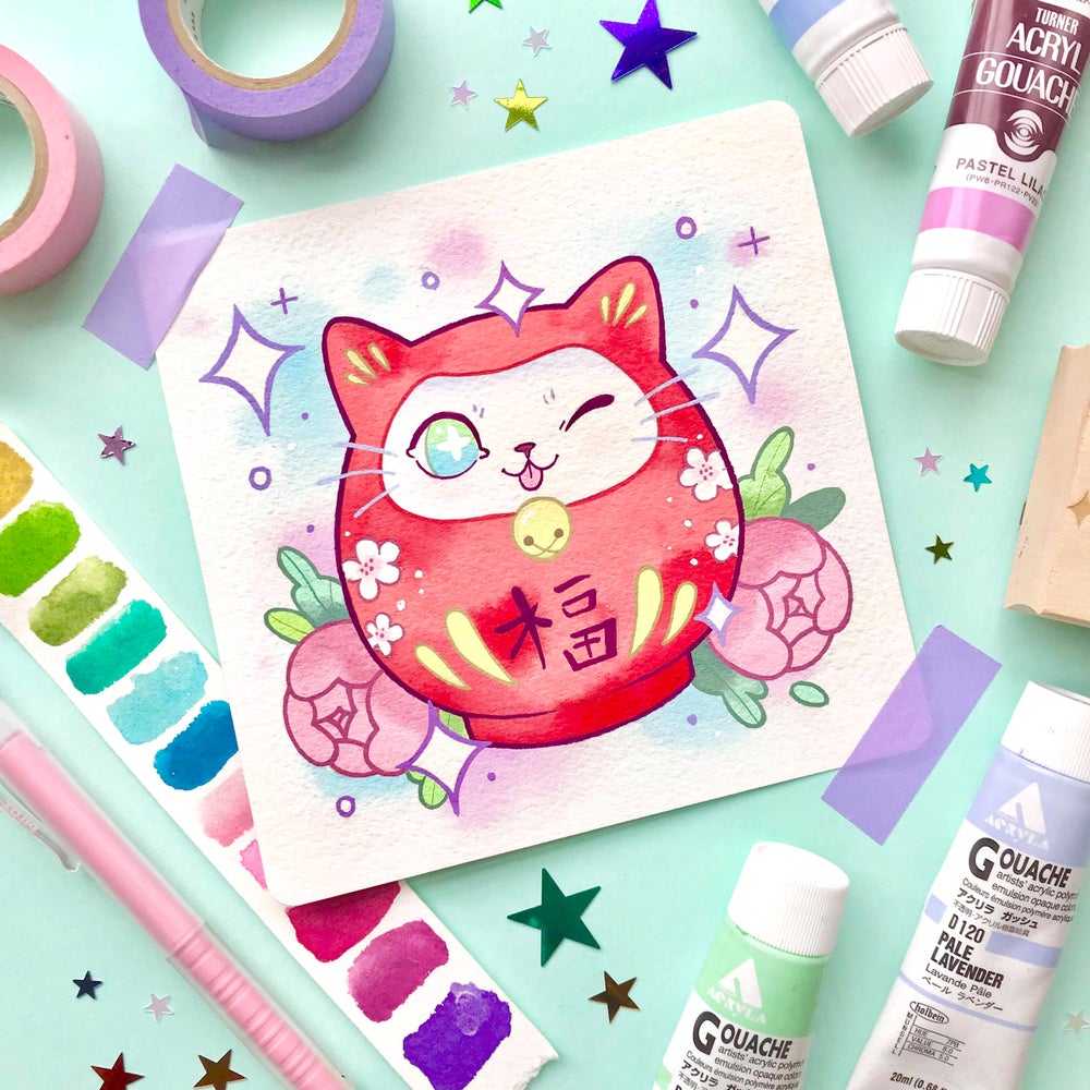 Cute Daruma Doll Accessories Super Cute Kawaii!!