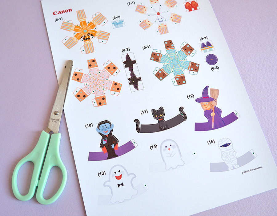 Kawaii Halloween Free Printables &amp; Paper Crafts - Super Cute Kawaii!!