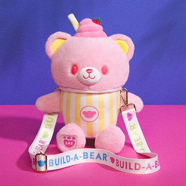 kawaii bear slushie plush